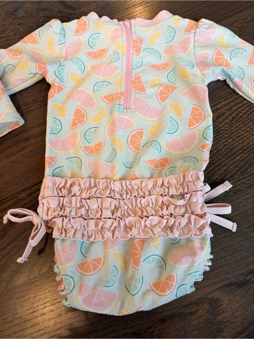 12-18 Month Ruffle Butts Citrus Swimsuit